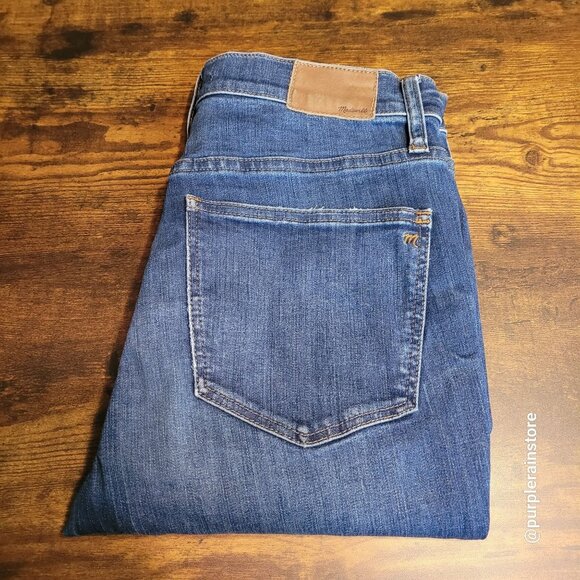 Madewell Jeans 30 Skinny Button Fly 10" High Rise Rosecliff H6319 Tummy Control - Picture 3 of 12